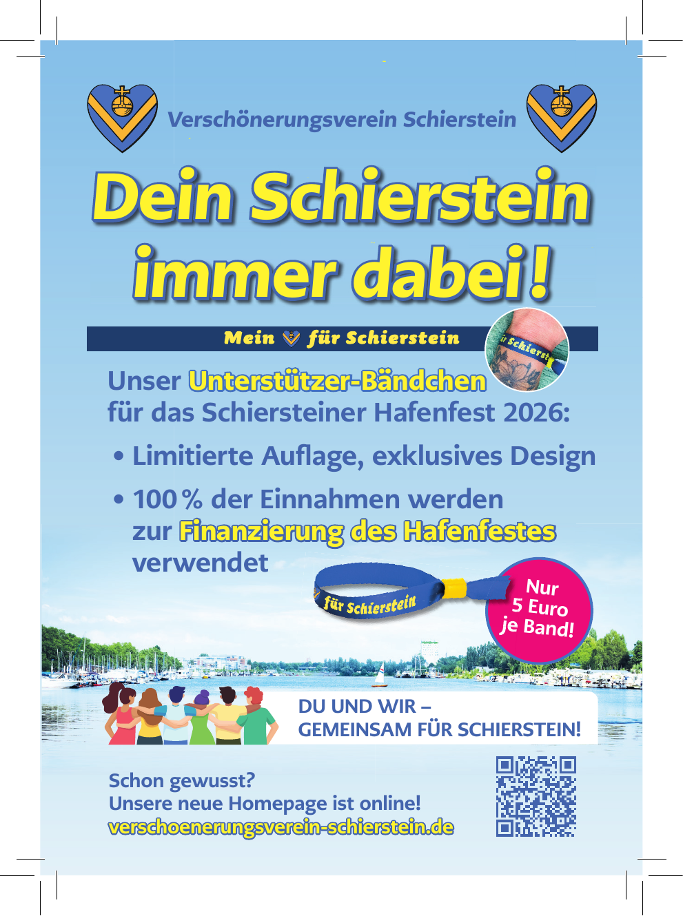 Soli-Bändchen Plakat – Schiersteiner Hafenfest 2026