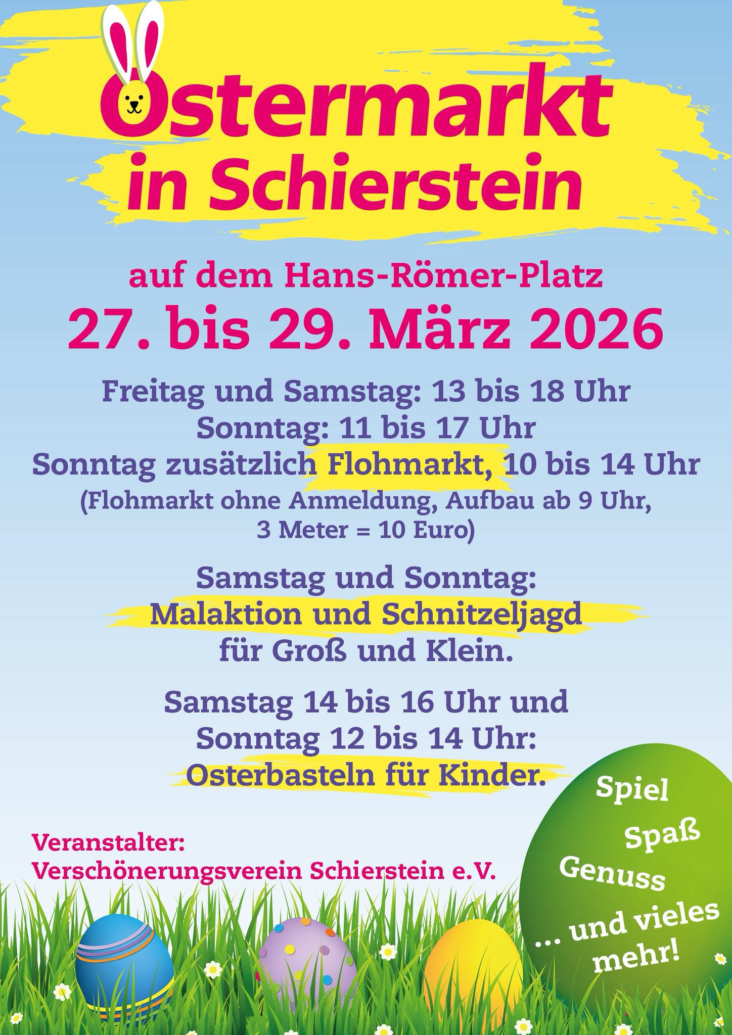Ostermarkt 2026 Plakat