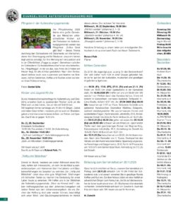 Evangelische Auferstehungsgemeinde — Herbst 2025 – Evangelische Auferstehungsgemeinde, Schiersteiner Leben Herbst 2025, Wiesbaden-Schierstein