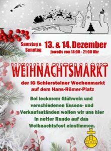 Interessengemeinschaft Schiersteiner Wochenmarkt e.V. — Winter 2025 – Interessengemeinschaft Schiersteiner Wochenmarkt e.V., Schiersteiner Leben Winter 2025, Wiesbaden-Schierstein