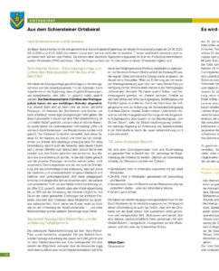 Ortsbeirat Schierstein — Sommer 2025 – Ortsbeirat, Schiersteiner Leben Sommer 2025, Wiesbaden-Schierstein