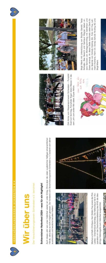 Verschönerungsverein Schierstein e.V. — Herbst 2024 – Verschönerungsverein Schierstein e.V., Schiersteiner Leben Herbst 2024, Wiesbaden-Schierstein