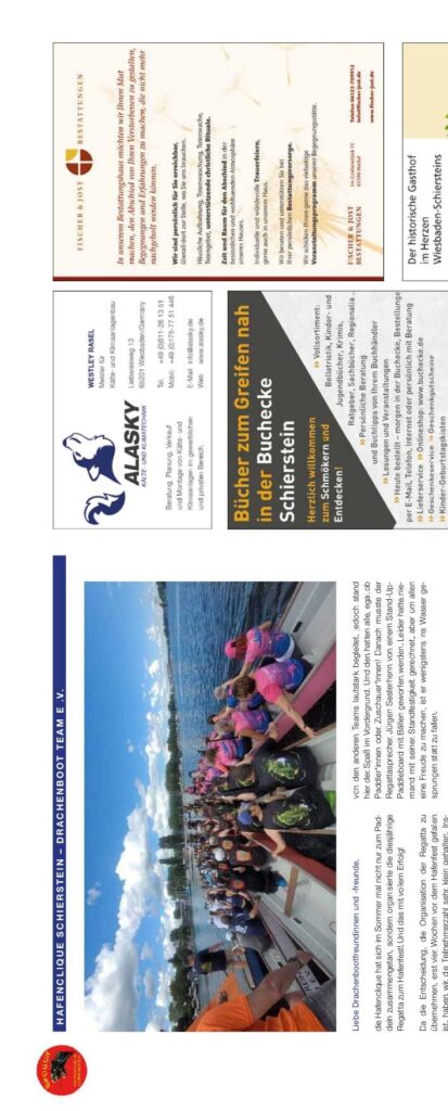 Hafenclique Schierstein – Drachenboot Team e.V. — Herbst 2024 – Hafenclique Schierstein Drachenboot-Team e.V., Schiersteiner Leben Herbst 2024, Wiesbaden-Schierstein