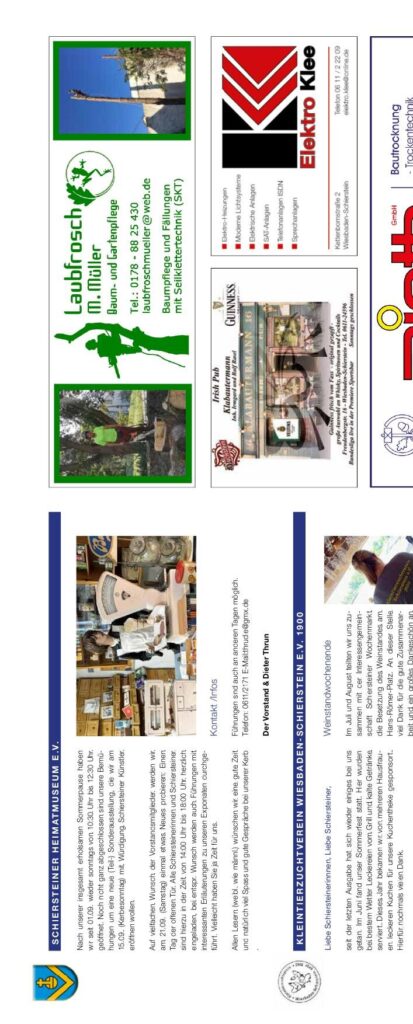 Schiersteiner Heimatmuseum e.V. — Herbst 2024 – Schiersteiner Heimatmuseum e.V., Schiersteiner Leben Herbst 2024, Wiesbaden-Schierstein