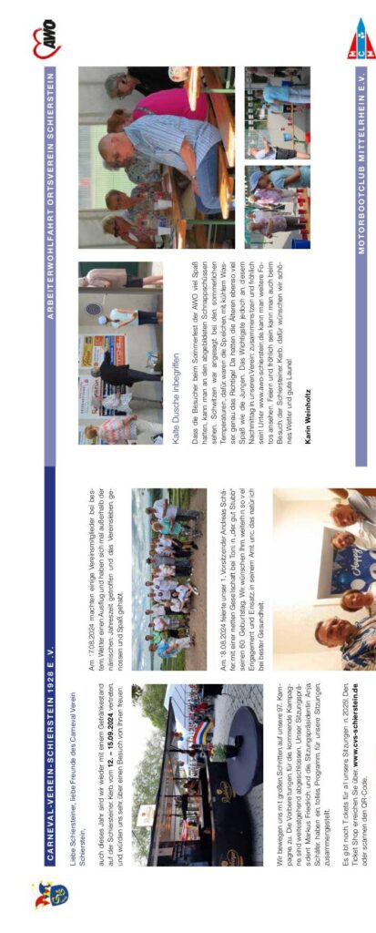 Motorbootclub Mittelrhein e.V. — Herbst 2024 – Motorbootclub Mittelrhein e.V., Schiersteiner Leben Herbst 2024, Wiesbaden-Schierstein