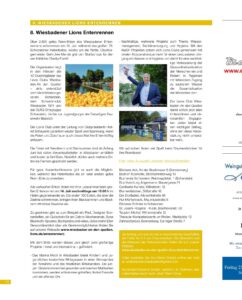 Lions Club Wiesbaden — Sommer 2024 – Lions Club Wiesbaden, Schiersteiner Leben Sommer 2024, Wiesbaden-Schierstein