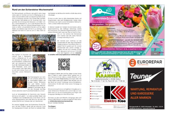 Interessengemeinschaft Schiersteiner Wochenmarkt e.V. — Ostern 2026