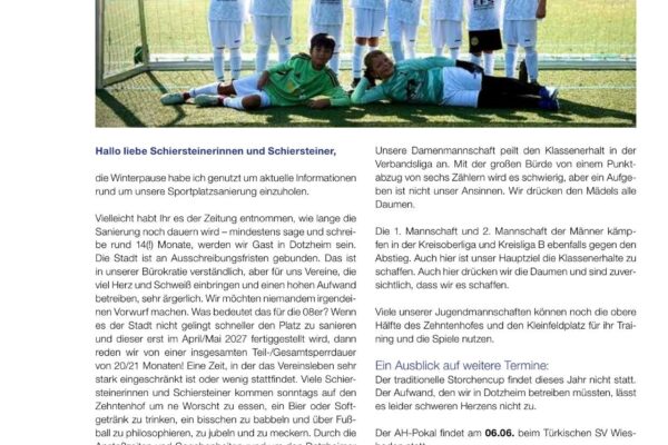 FSV Schierstein 08 — Ostern 2026