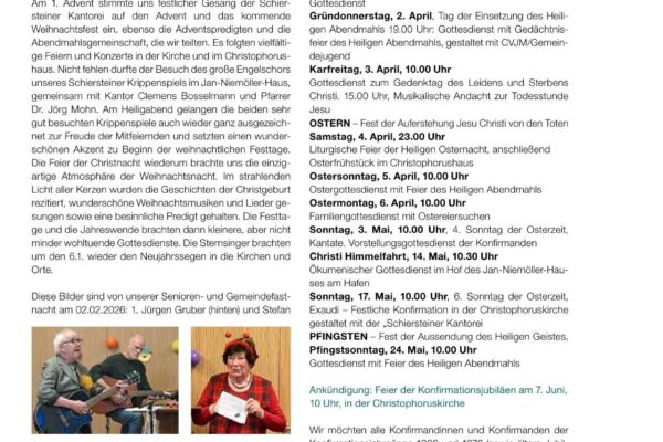 Evangelische Christophorusgemeinde — Ostern 2026