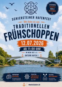 Plakat: Traditioneller Frühschoppen – WSW 1921 e.V.