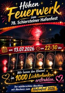 Plakat: Riesen-Feuerwerk
